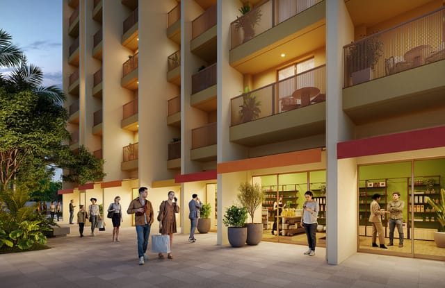 Comércio no térreo do empreendimento do Erê Residencial, no Santo Cristo