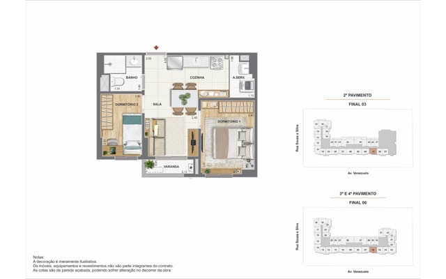 Planta ilustrativa 2 do Orla Mauá, no Porto Maravilha