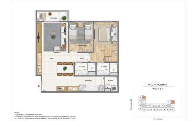 Planta ilustrativa 5 do Orla Mauá, no Porto Maravilha