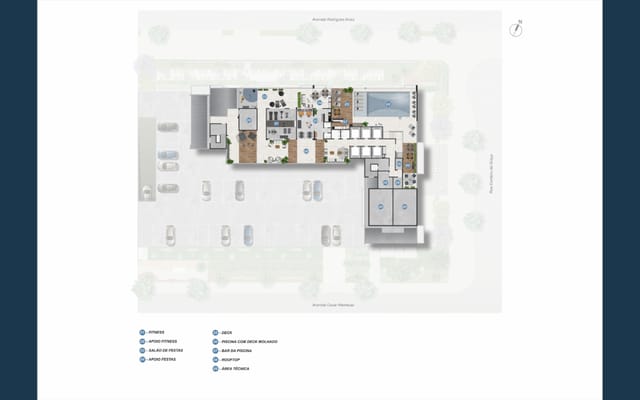 Planta ilustrativa 11 do Baía Residencial, no Porto Maravilha
