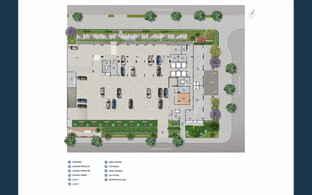 Planta ilustrativa 2 do Baía Residencial, no Porto Maravilha