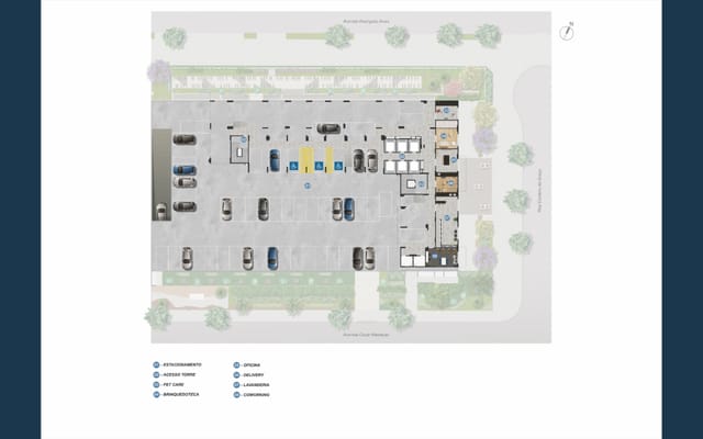 Planta ilustrativa 3 do Baía Residencial, no Porto Maravilha