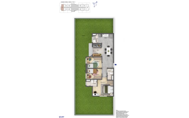 Planta ilustrativa 8 do Nova Norte — Raízes, em Irajá