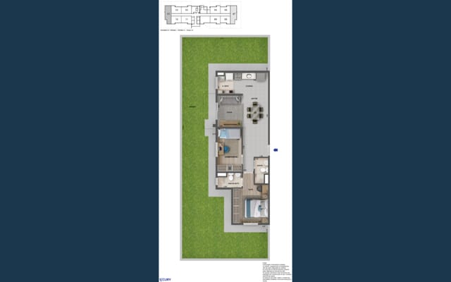 Planta ilustrativa 5 do Nova Norte Samba, em Irajá