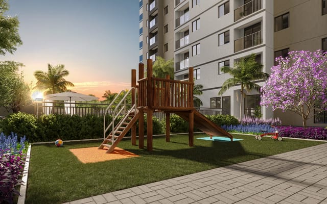 Perspectiva ilustrativa 13 do Porto Maravilha Residencial, no Porto Maravilha