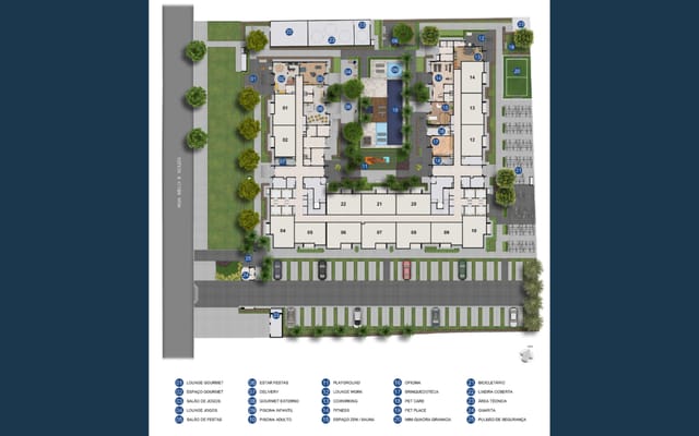 Planta ilustrativa 6 do Porto Maravilha Residencial, no Porto Maravilha