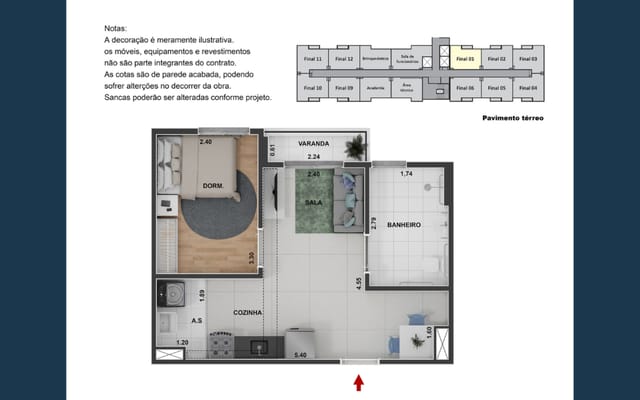 Planta ilustrativa 2 do Quinta do Bispo, no Rio Comprido