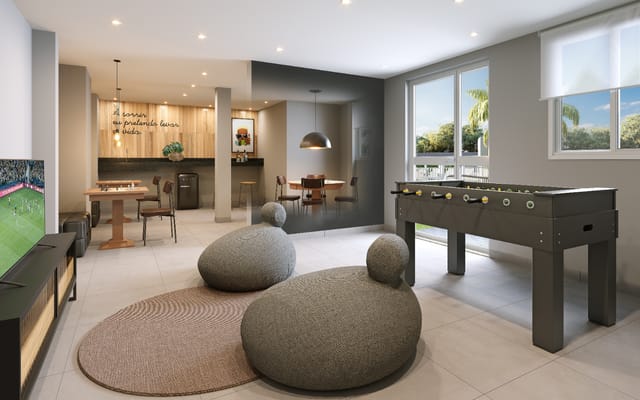 Perspectiva ilustrativa 2 do Residencial Cartola, em São Cristóvão
