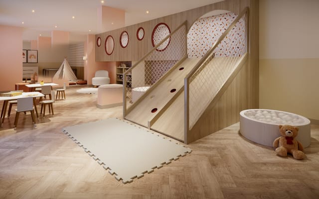 Perspectiva ilustrativa 7 do Residencial Pixinguinha — Carinhoso, no Santo Cristo